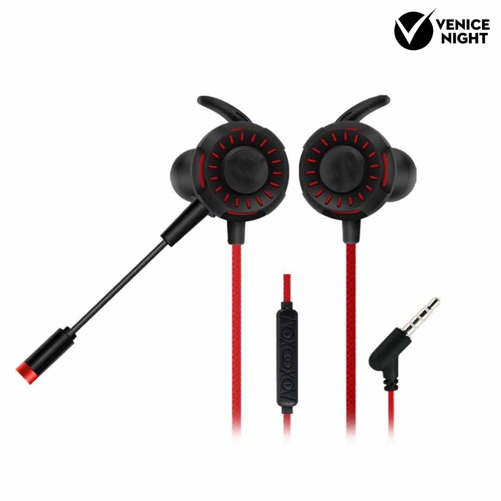 (VNEP) (Berkabel) GM-D1 Universal 3.5mm Gaming Headphone dengan Mic PC/Aksesori Komputer