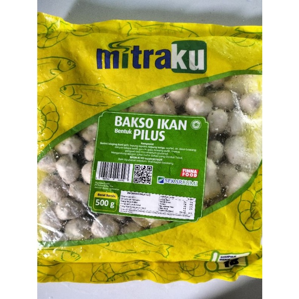 

Mitraku bakso ikan pilus 500gr