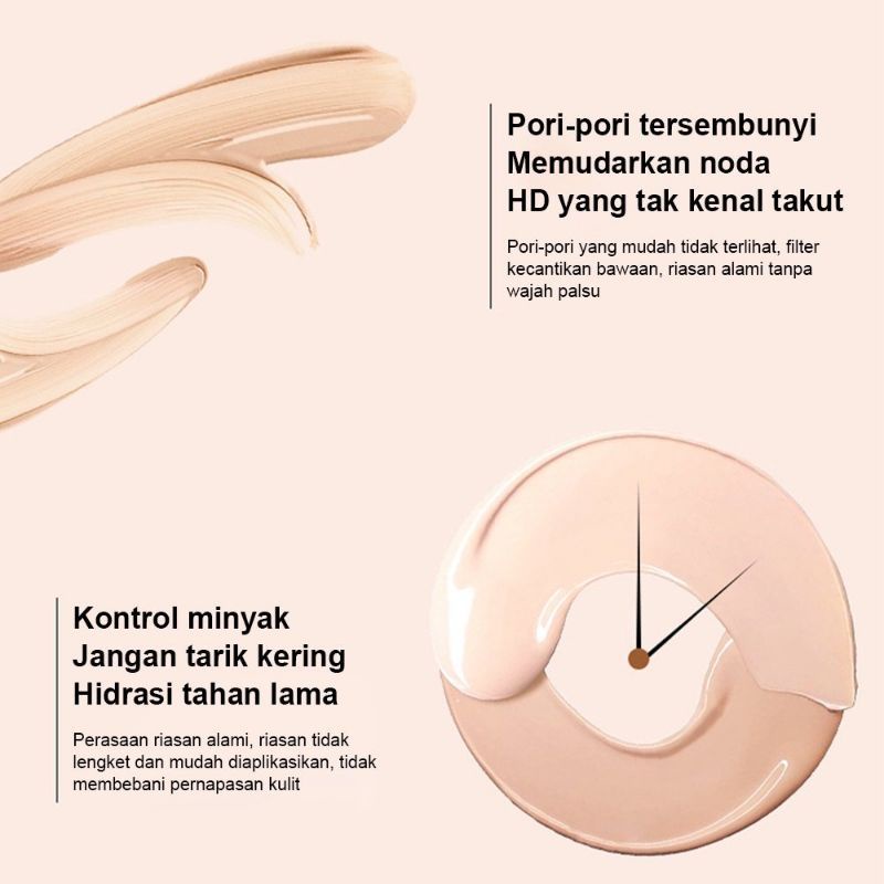 YZS Original Gilding And Concealer Liquid Foundation Moisturizing Waterproof BB Cream Lightening High Coverage Tahan Lama Terlaris 30g