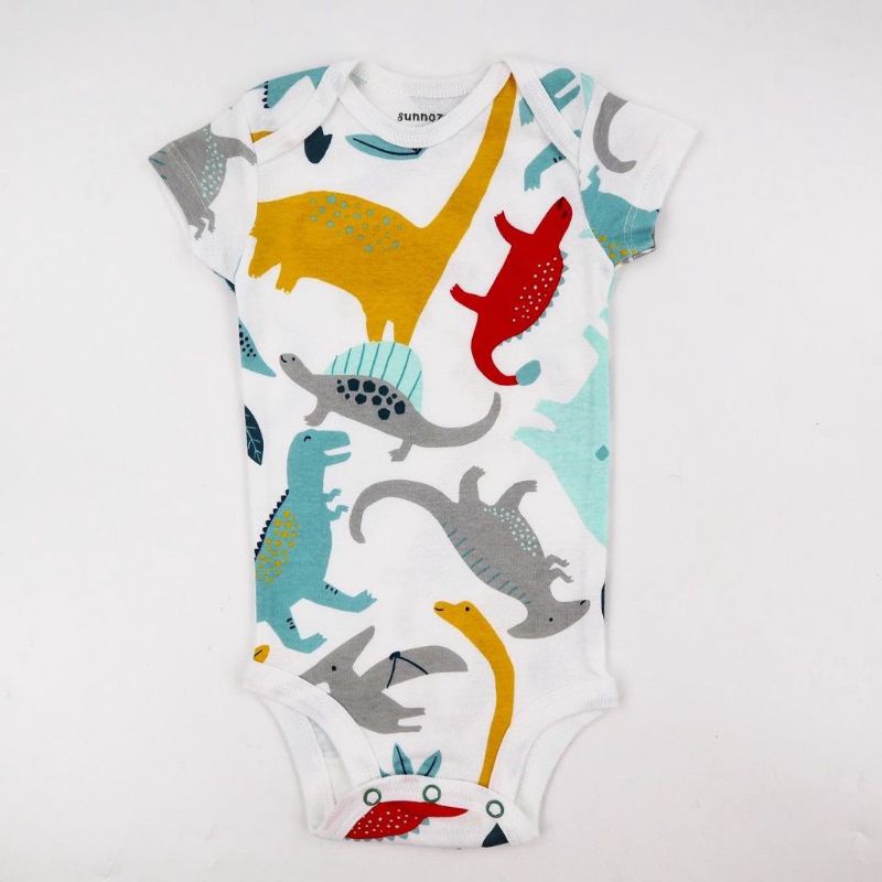 BABY K2 - Baby Bodysuit Isi 5 Pcs Motif Hello Dino