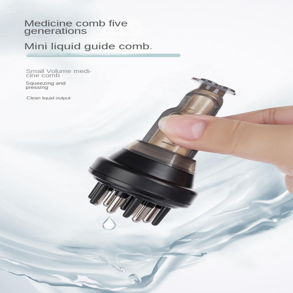 Preva Aplikator Aplikator Kulit Kepala Portable Oil Nourish Brush Cairan Sisir Pijat Rambut