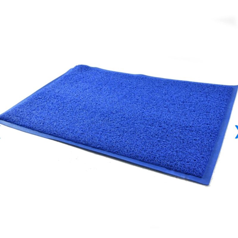 KRISBOW Keset Pintu PVC/Anti Slip/Anti Licin/Keset Mie - Biru