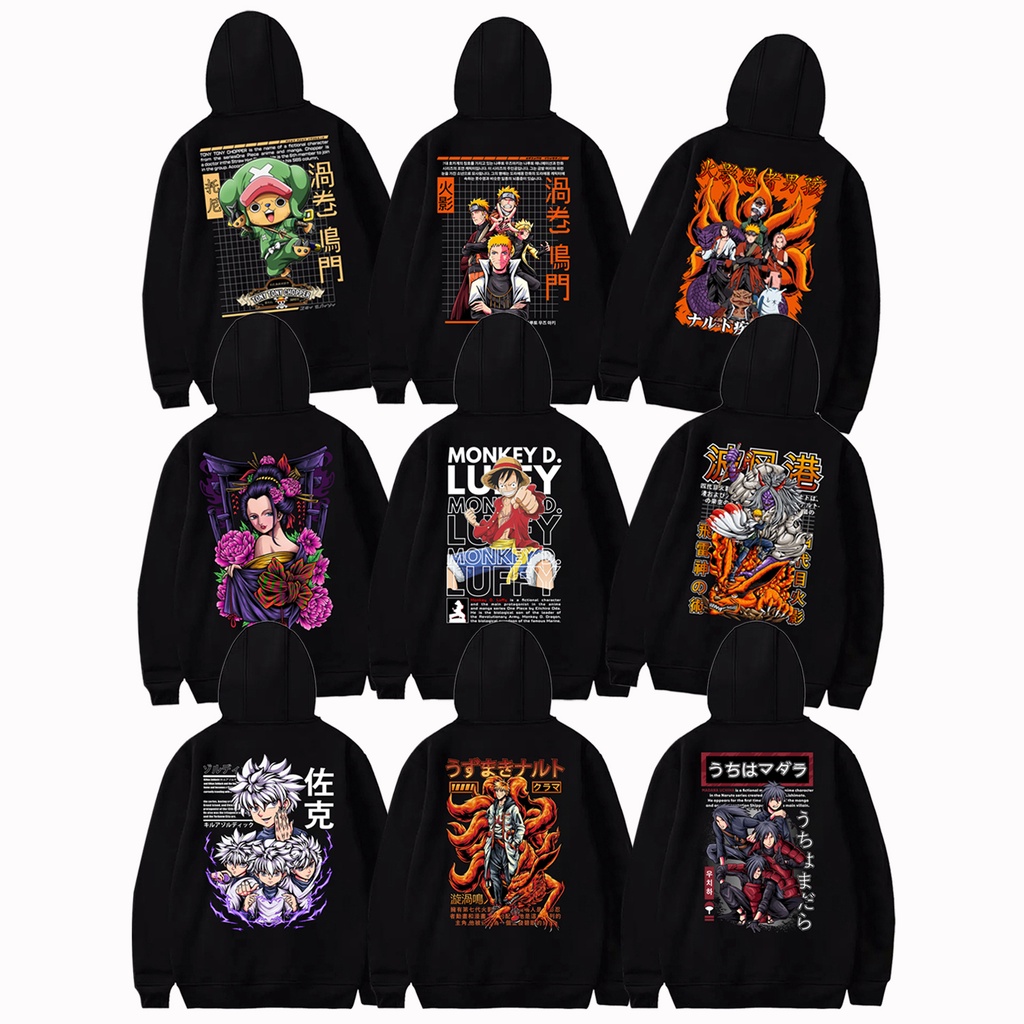 Hoodie Naruto Uzumaki Minato Namikaze Naruto 7 Team Madara Uchiha Hoodie Onepiece Luffy Monkey Nico Robin Tony Tony Chopper Hoodie Hunter x Hunter Killua Zoldyck Hoodie Anime Manga - SIGN CLOTH