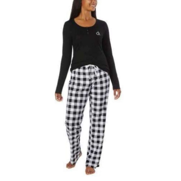 CK plaid pants pajama