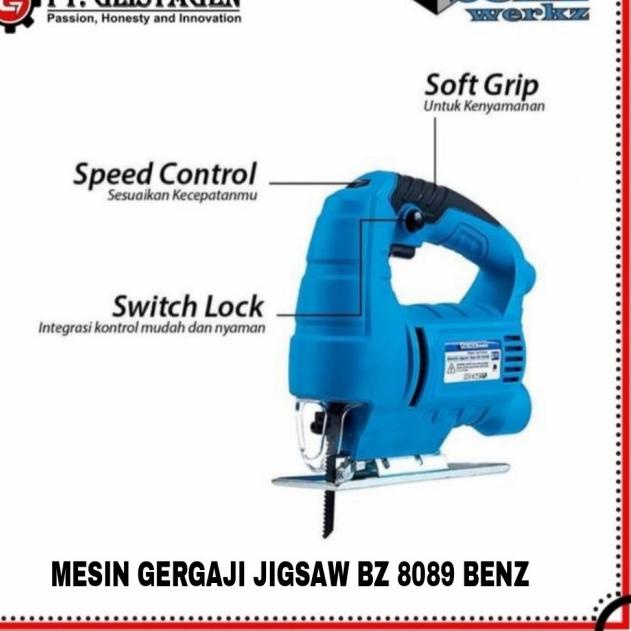 Mesin Jigsaw Gergaji Listrik Potong Kayu Triplek Jig Saw Benz