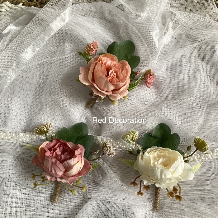 CORSAGE WEDDING | KORSASE BUNGA PIN JAS PENGANTIN PRIA