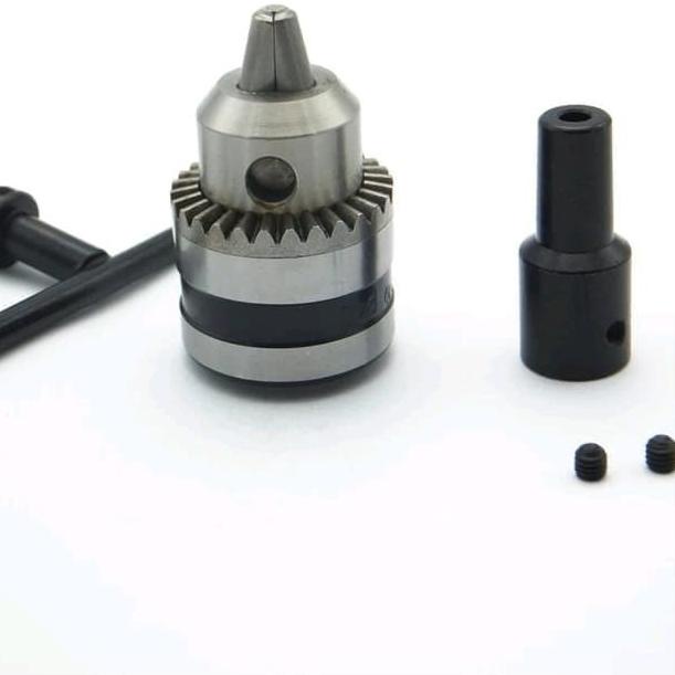 Kepala Bor Mini Drill Lathe DIY Dinamo 775 Chuck JTO B12 Rod 5mm *KC18 - 6mm