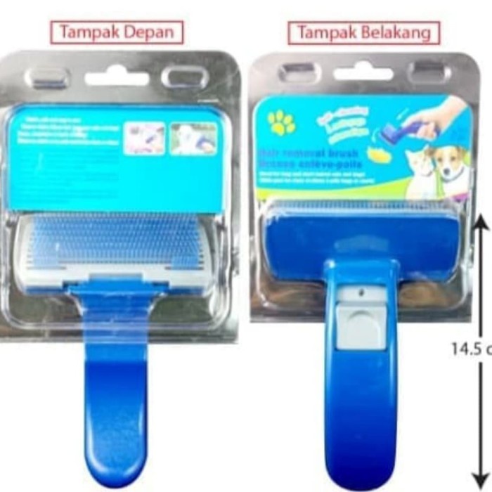 Hagen &amp; Logan Sisir Kucing Anjing - SR 15 Sisir Otomatis Pet Brush