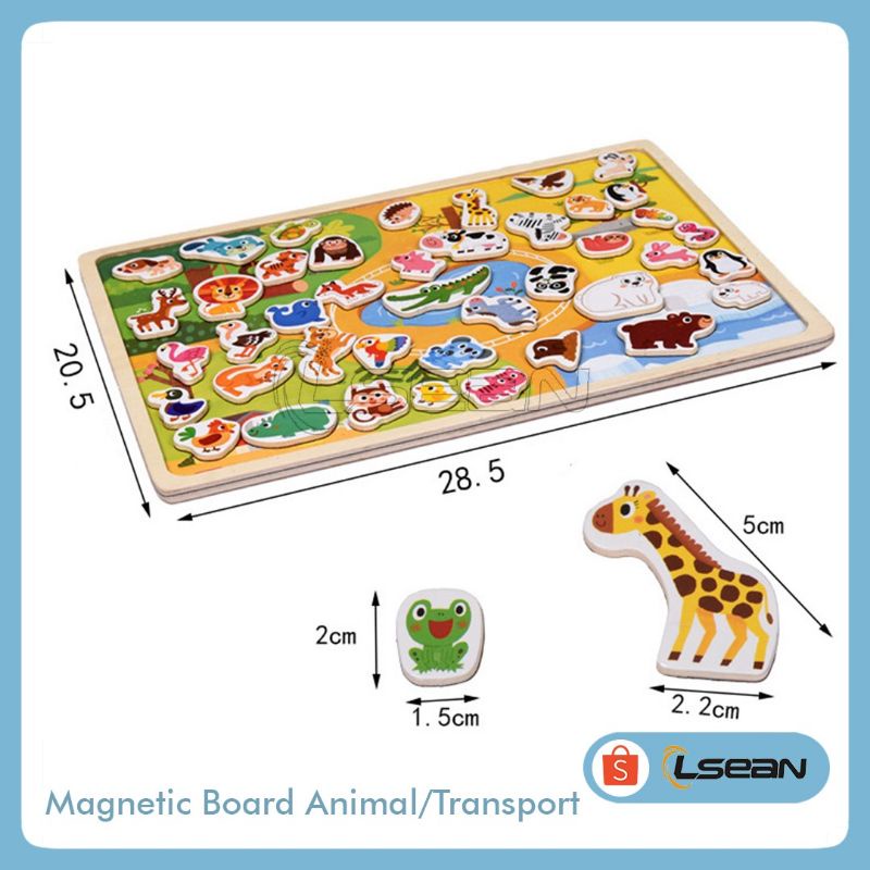 BABY TODLER MAGNETIC | MAINAN ANAK EDUKASI MAGNETIC PUZZLE BOARD