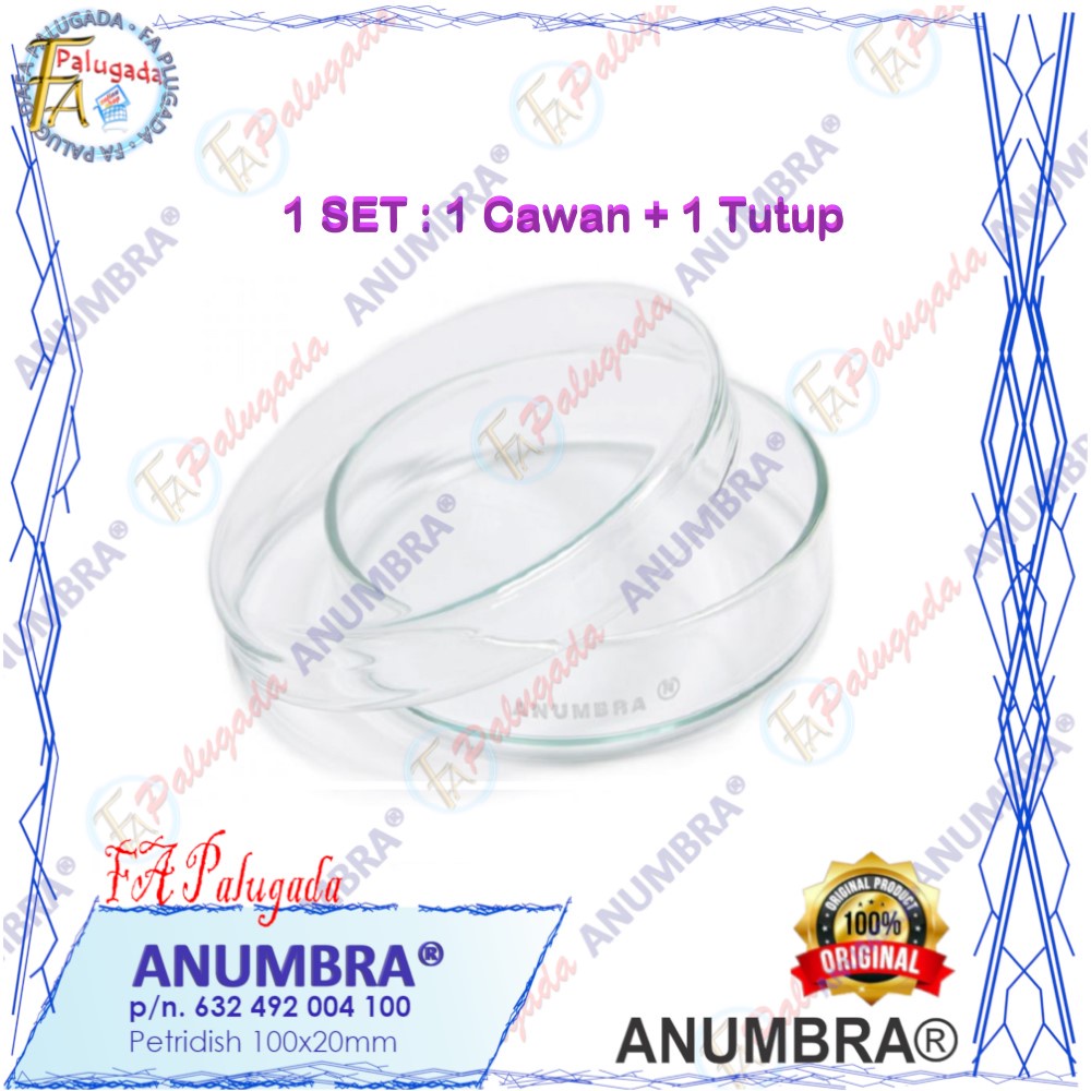 ANUMBRA Petridish 100x20mm (cawan petri)