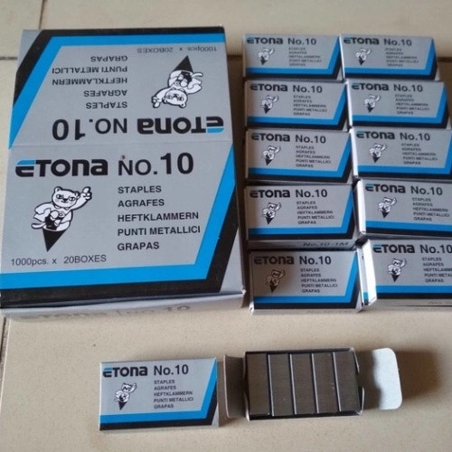 

Etona Staples N0. 10 / Isi Hekter Etona no. 10