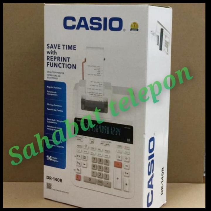 

Kalkulator Save Time With Reprint Function Casio Dr-140R
