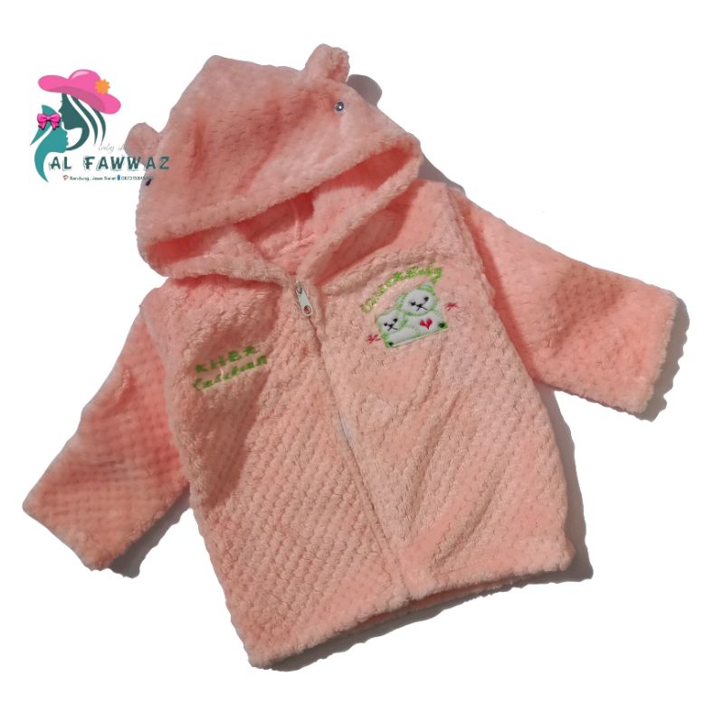 Jaket bayi/balita deboss kotak