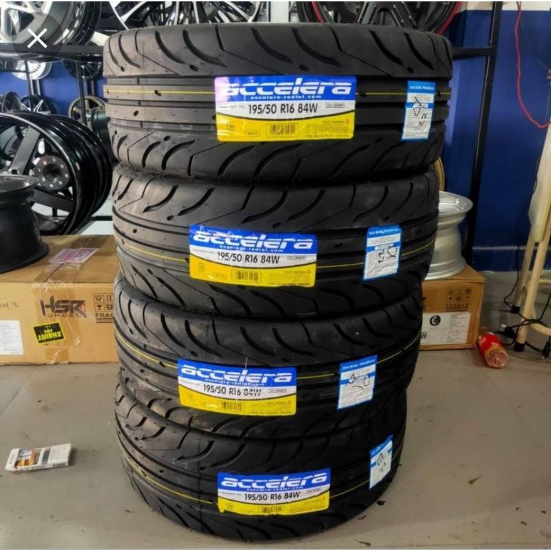 ban accelera semi slick r16 buat mobil honda jazz rs