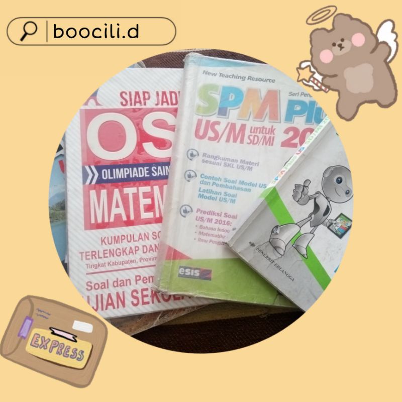 BUKU OLIMPIADE PLUS BUKU PAKET MATEMATIKA (PRELOVED)