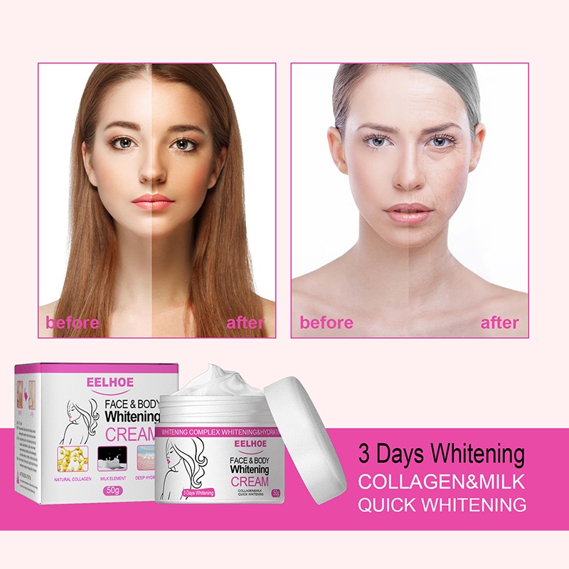 【COD】Body Whitening Cream/krim pemutih Pencerah selangkangan cream pemutih badan Memutihkan