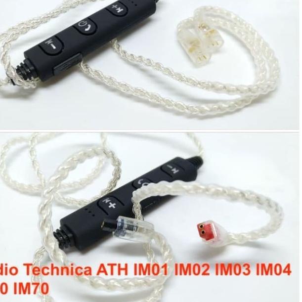 APTX Bluetooth Silver Upgrade Cable 2 Pin 0.75/0.78mm/MMCX/IE80/IM04 - im04