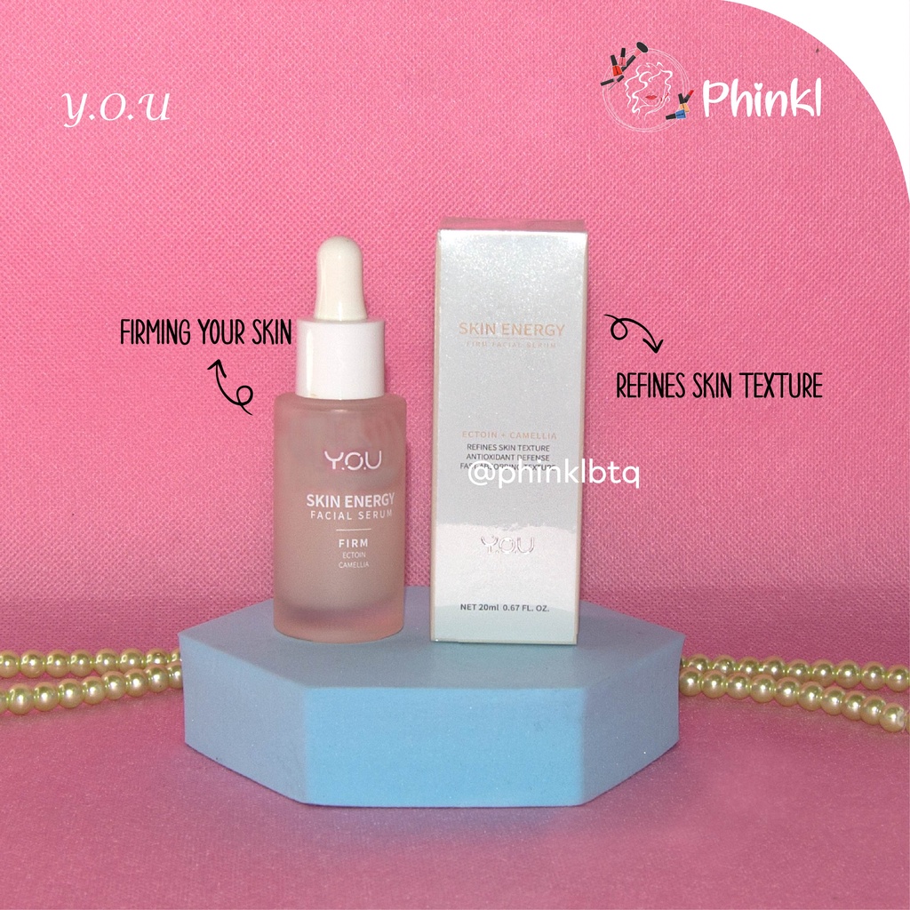 `ღ´ PHINKL `ღ´ Y.O.U  serum skin energy wajah multifungsi face mencerahkan memutihkan memperbaiki skin barrier premium