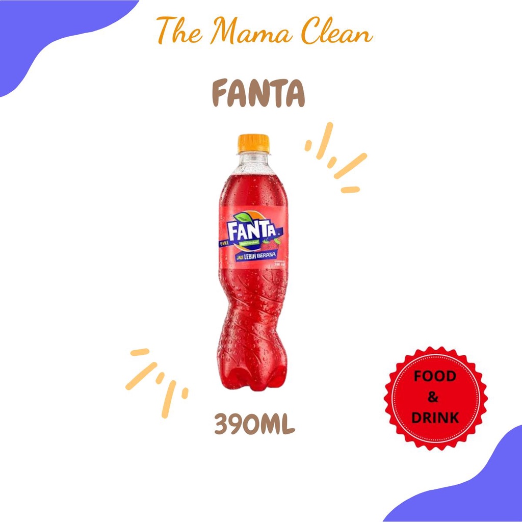 FANTA STRAWBERRY  PET NETTO : 390ML