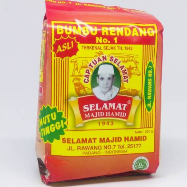 Jual Bumbu Pemasak Racikan Khusus H Selamat Majid Hamid 250 Gram