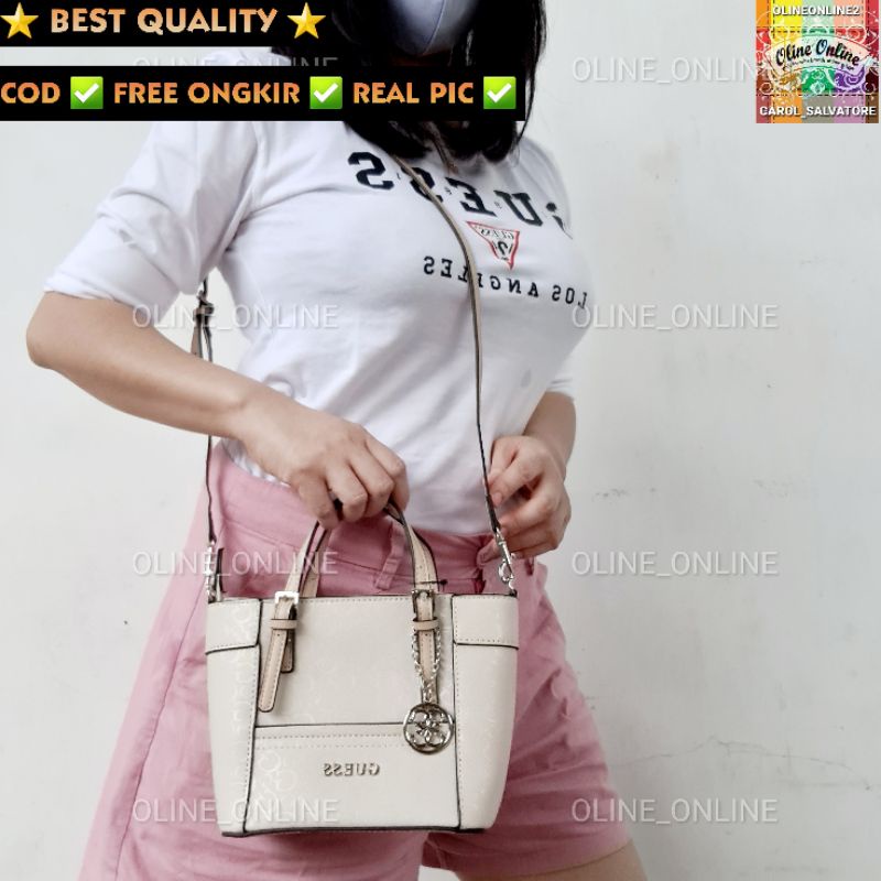 Tas gs delaney mini coated gb delan small size carryall shopper tote bag MINI SIZE shoulder dan jinjing top handle bag