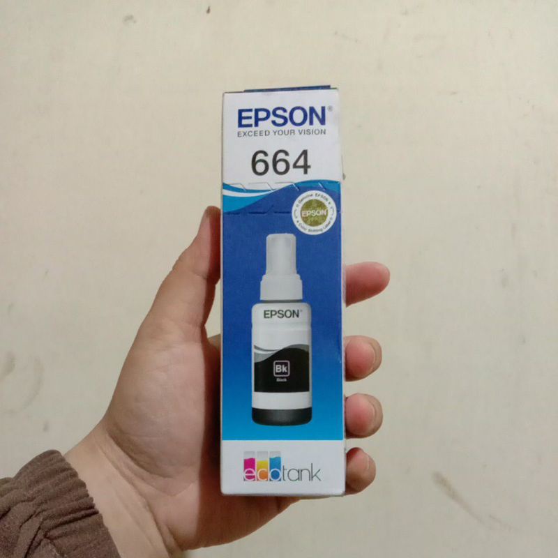 TINTA EPSON 664 - Black/Hitam Original