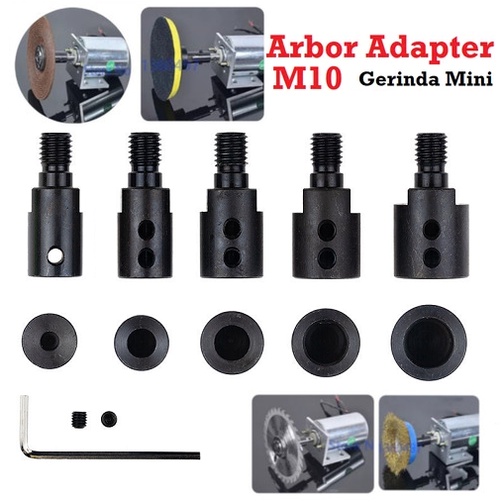 Shank M10 5mm 8mm 10mm 12mm 14mm Arbor Mandrel Connector Drill Mini Grinder Cutting Tools