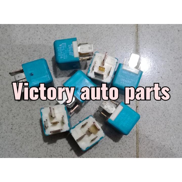 relay toyota 5 kaki denso 156700-3320 12v ori copotan