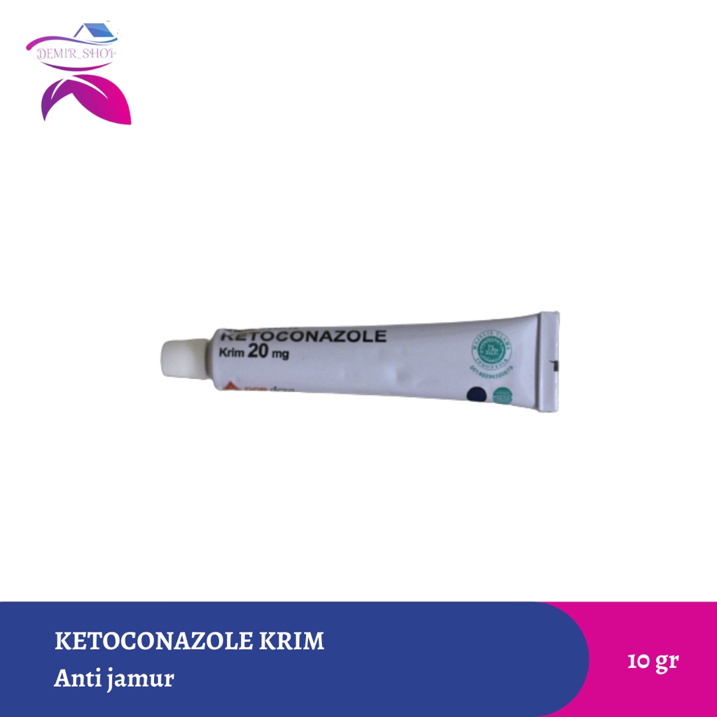 Ketoconazole Cream 10gr Salep Anti Jamur / Panu / Gatal / Kutu Air