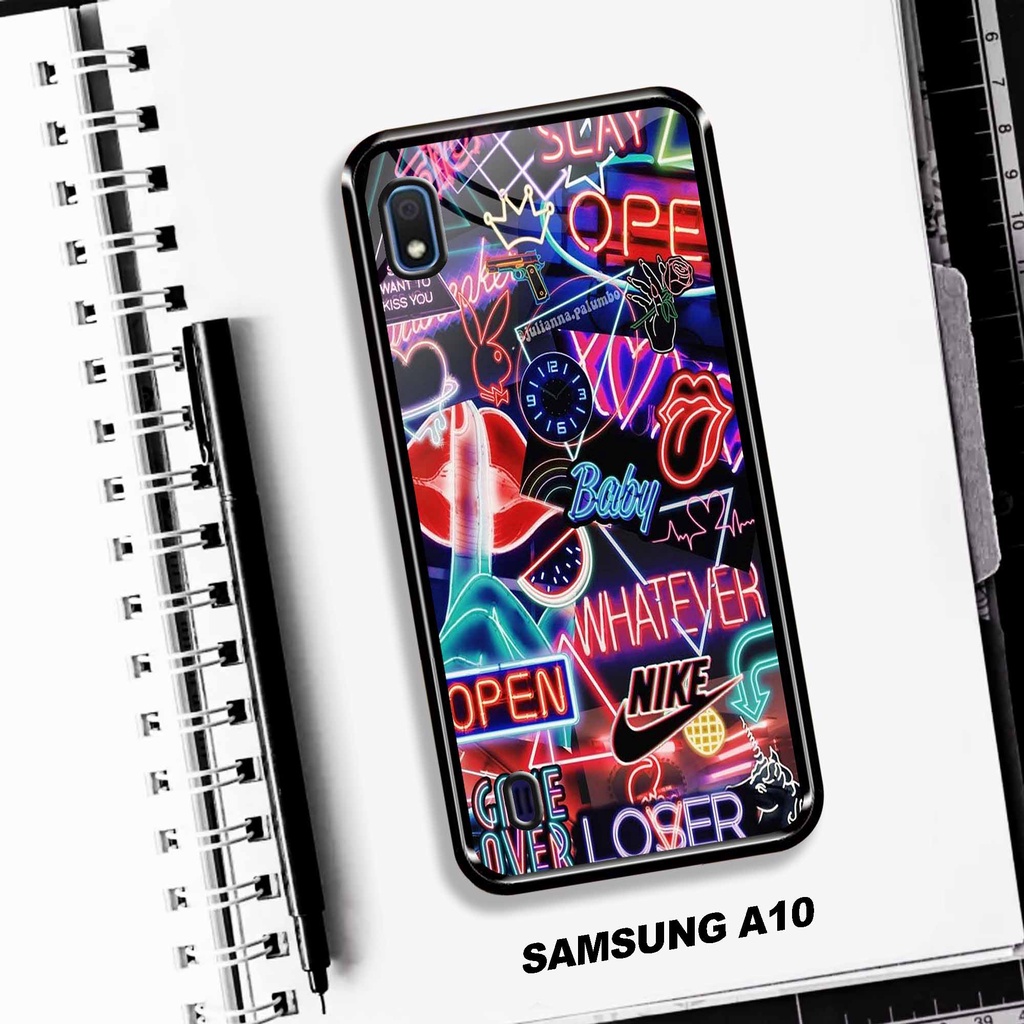 Case Samsung A10 - Case Kaca Samsung A10 - MOTIF GRVTY - [ UC-19 ] - Case Samsung A10 TERBARU - Case