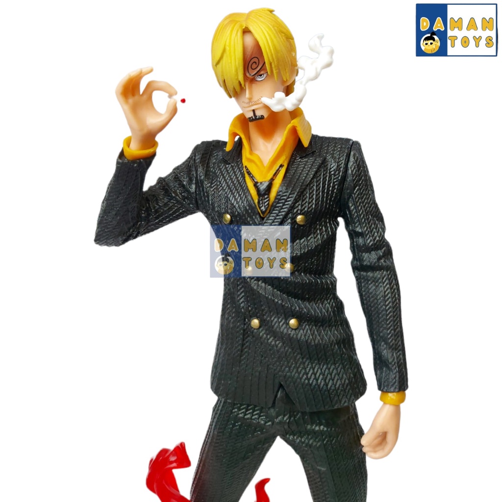 Action Figure Sanji GK Vinsmoke Suit  31Cm One Piece Anime Pajangan Koleksi