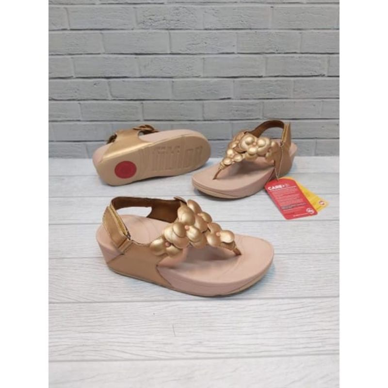 Fitflop Fleur Tali/ Sandal Fitflop Fleur Back Streep / Sandal Fitflop wanita