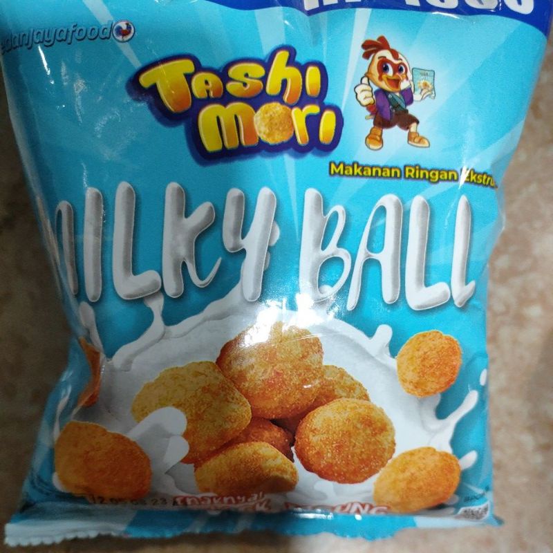 

Snack tashi mori milky ball Snack jagung ditaburi susu