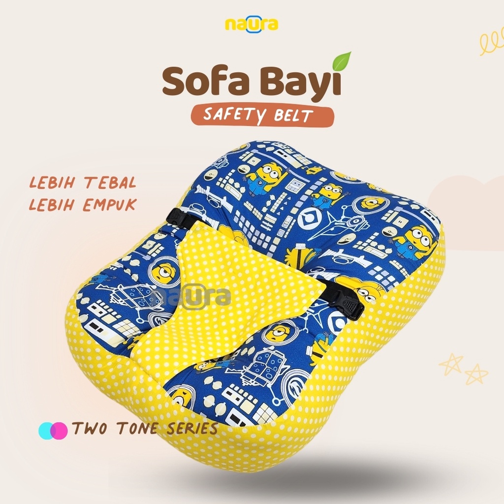 Sofa Bayi Premium Dilengkapi Sabuk Pengaman