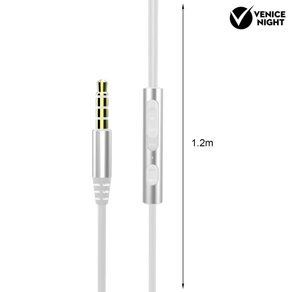 (VNEP) (Berkabel) M15 Earphone High Fidelity Noise Reduction Earbud Gaming Surround 3.5mm In-ear Ringan untuk Menelepon