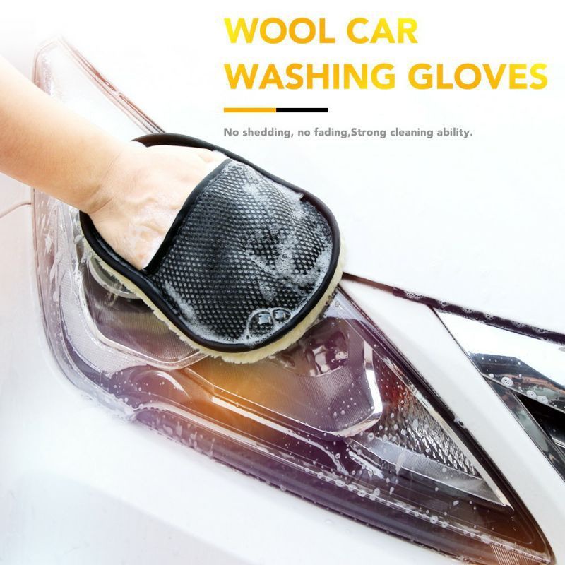 Kain Lap Cuci Mobil Motor Model Sarung Tangan Anti Gores - Micro Fiber Aman untuk Cat Kendaraan