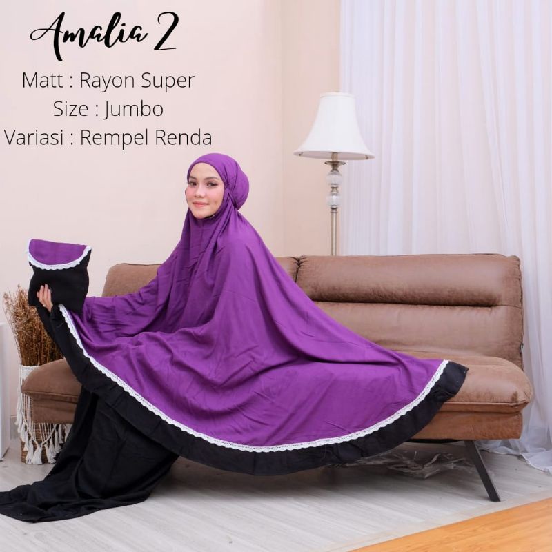 READY Mukena Matt rayon super jumbo murah
