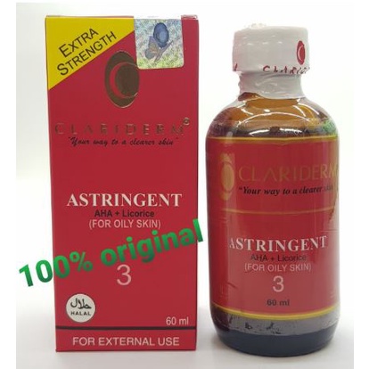 [COD] TONER CLARIDERM 100 % ORIGINAL / ALKOHOL CLARIDERM / ALKOHOL CLARIDERM ASTRINGENT ASLI / CLARI