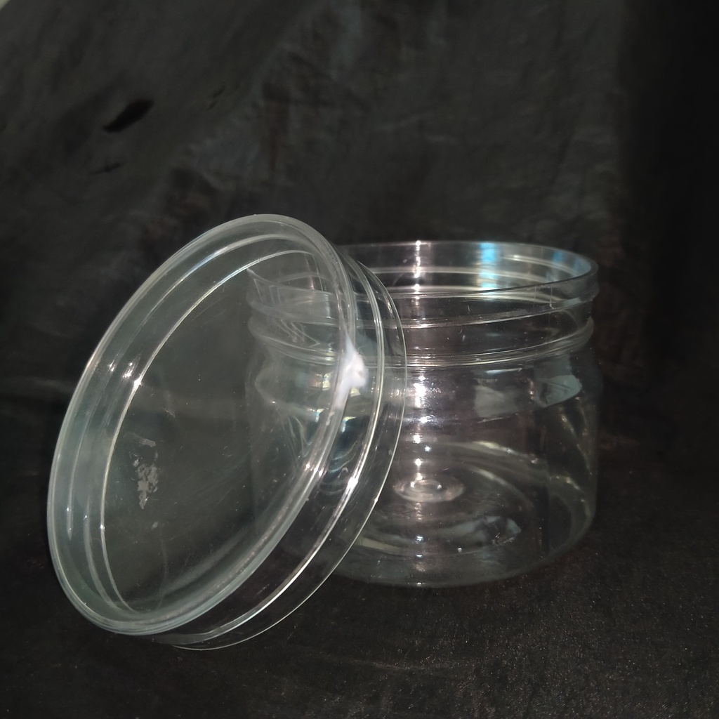 [5pcs] Toples Thin Tabung Silinder Tebal 330cc | Toples Thin Plastik Kecil | Toples Plastik Manisan 