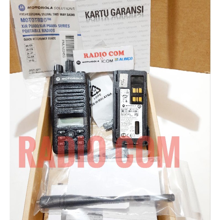 MOTOROLA XIR P6620i UHF 403 - 520MHz HT MOTOROLA XIR P6620i UHF 403 MHZ / HT MOTOROLA MOTOTRBO XIR P6620i UHF HIGH ORI GARANSI RESMI