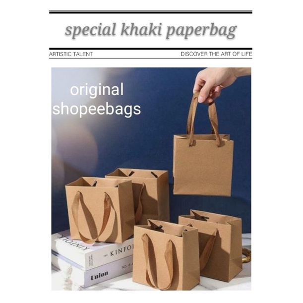 

PAPERBAG KHAKI || SUPER PREMIUM || WEDDING || MERCHANDISE || ORIGINAL