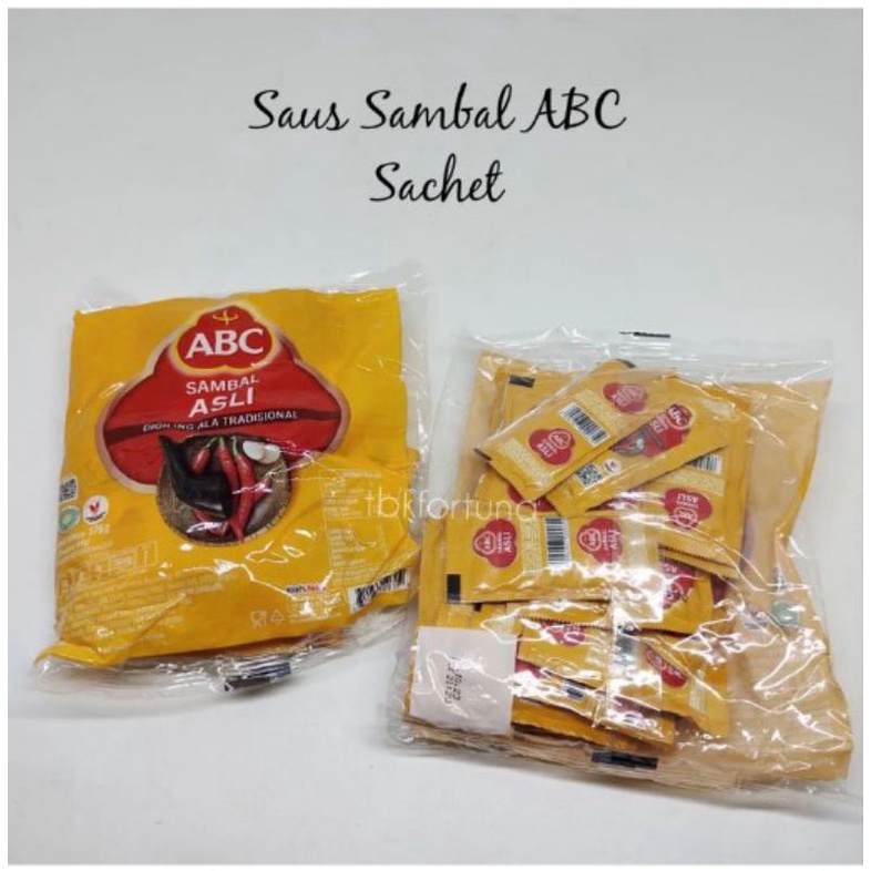 

ABC Saus Sachet 9 gr (Tomat&Sambal)