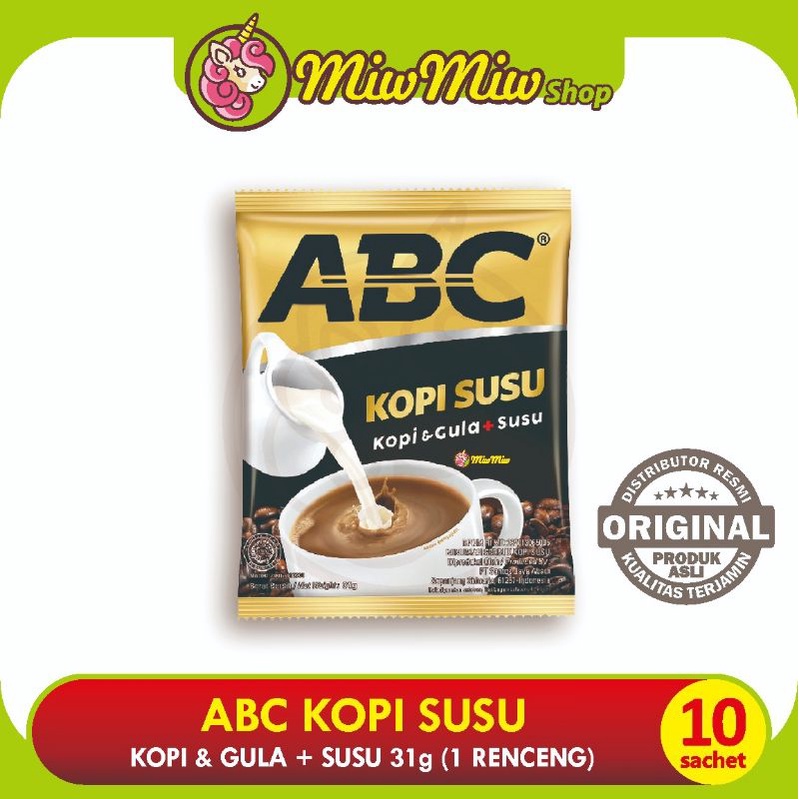 Kopi ABC Kopi Susu renceng @ 10 sachet