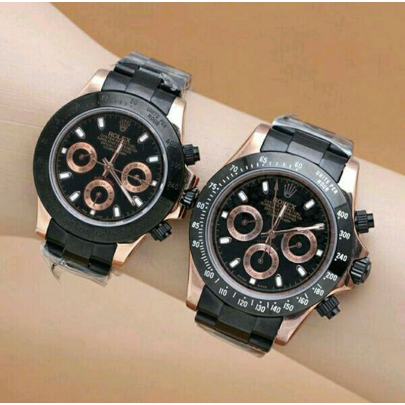 Jam Tangan Rolex Daytona Autometic Couple Super Mewah Dan Elegan - Jam Tangan Pasangan - Rolex 001
