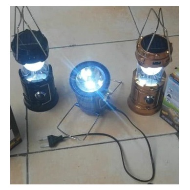 Lampu Lentera Senter Tenaga Surya Tarik Solar Rechargeable Emergency