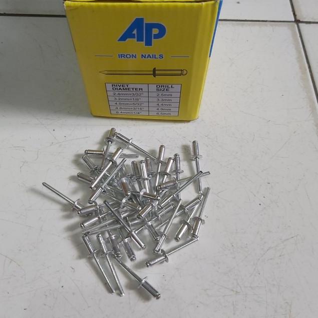 paku rivet 4x11 AP / paku rivet #540 Ap