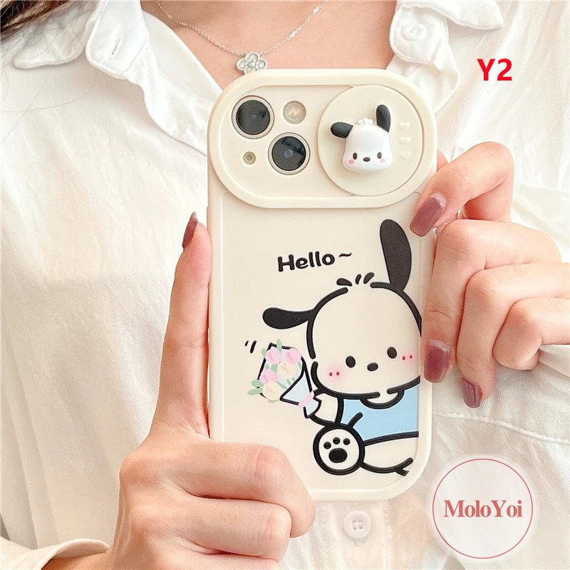 Soft Case Tpu Motif Kartun Boneka Pachacco 3D Untuk IPhone 11 13 12 Pro Max 7 Plus XR 11 Pro Max X XS Max 8 Plus