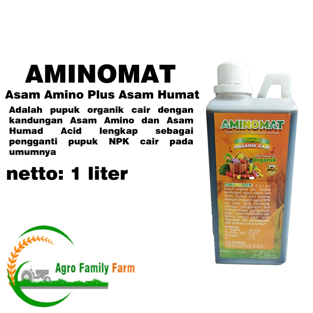 AMINOMAT Asam Amino Plus Asam Humat 1 liter