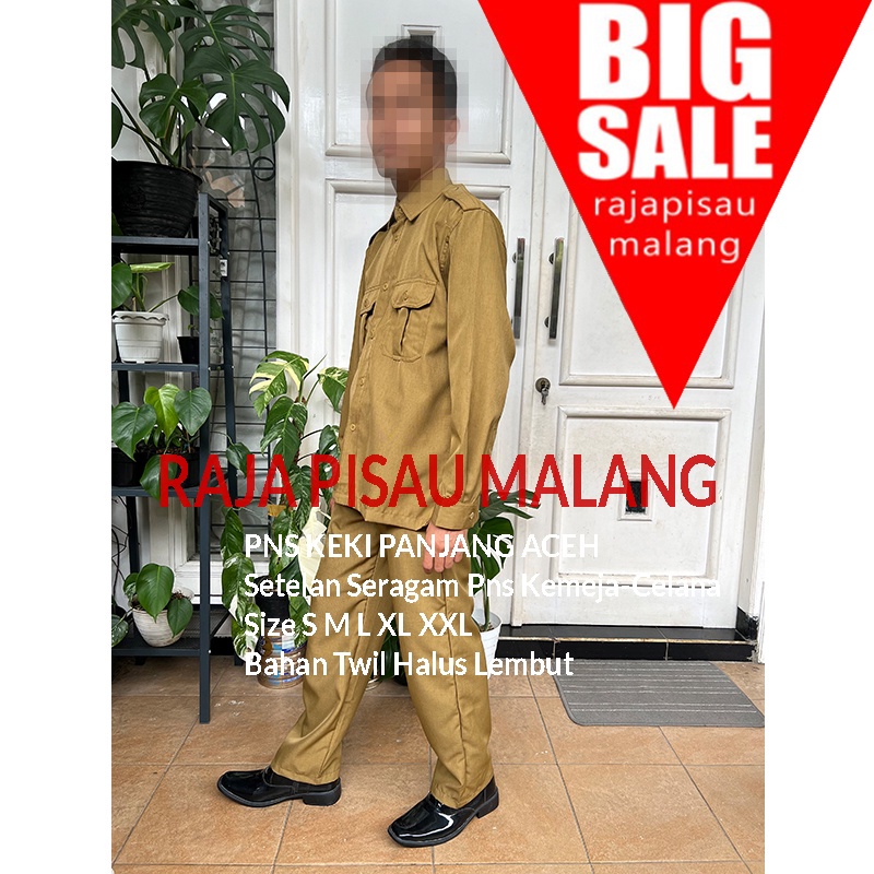 RPM Pns keki Seragam Pemda pria lengan panjang `