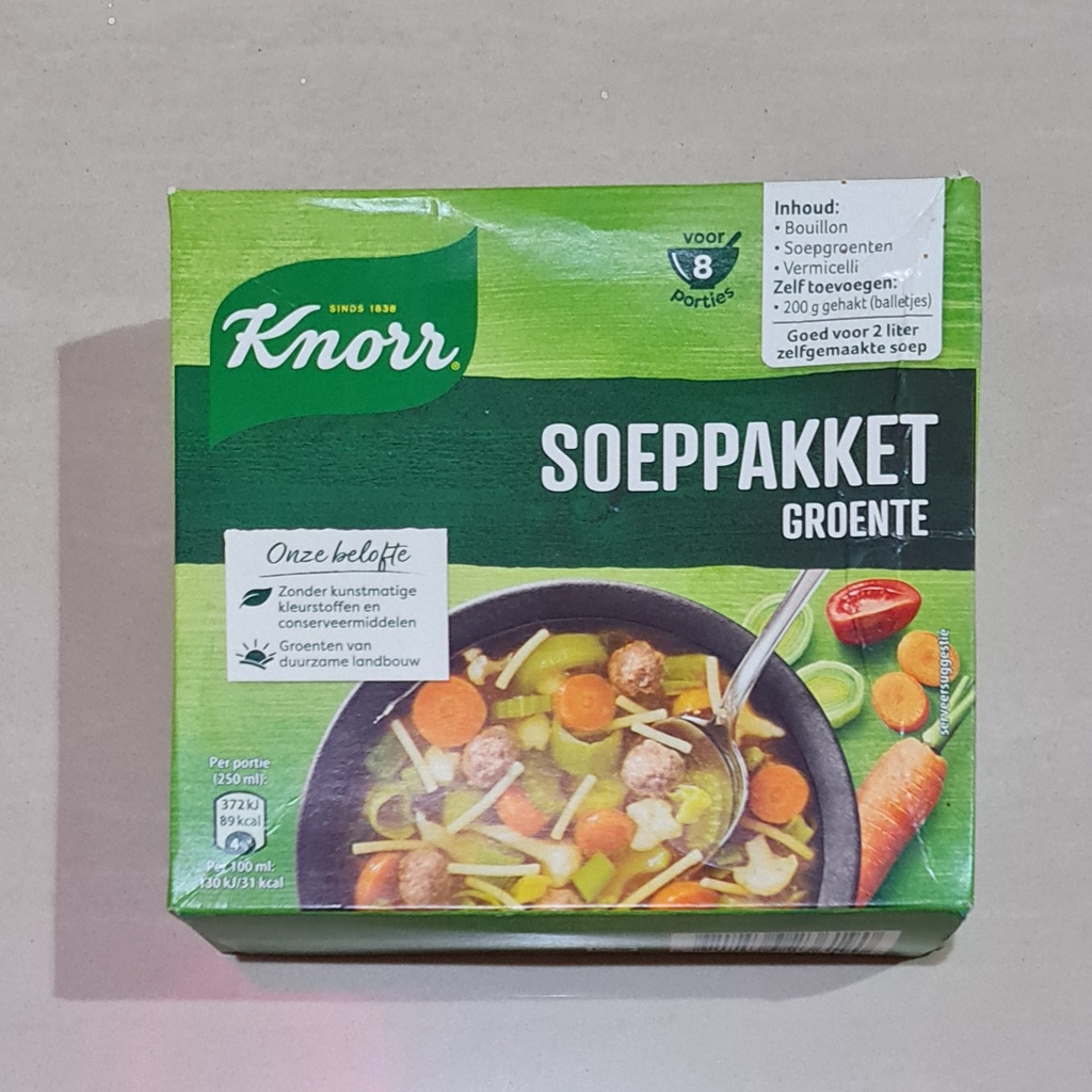 

Bumbu Knorr Soeppakket Groente / Vegetable Soup Package 95 Gram